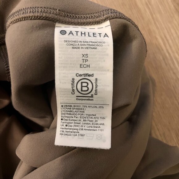 Athleta Taupe Leggings - Picture 7 of 9